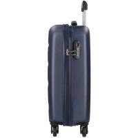 Trolley cabina Flex marino ABS, 4 ruedas, cierre combinación ROLL ROAD, 40x55x20cm