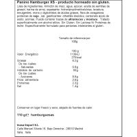Pan de hamburguesa xs NUTIFREE, paquete 110 g