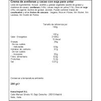 Crema de avellanas, cacao y soja para untar VALSOIA, tarro 200 g