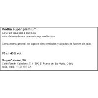 Vodka ROBERTO CAVALLI, botella 70 cl