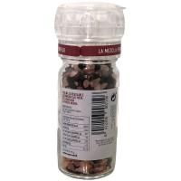 TOQUE Himalayako gatz arrosa eta piperbeltzeko errota, potoa 90 g