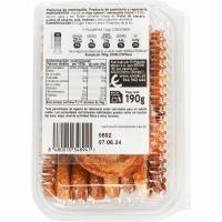 Palmerita de mantequilla EROSKI, bandeja 190 g