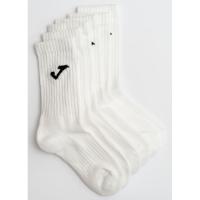 Calcetín juvenil de deporte, caña alta,color blanco, talla 35/38 JOMA, 3 pares
