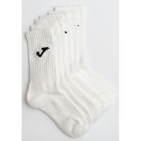Calcetín deportivo de hombre,caña alta con rizo, blanco, talla 43/46 JOMA, 3 pares