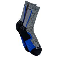 Calcetín masculino de trecking técnico, color azul, talla 43/46 JOMA, 3 pares