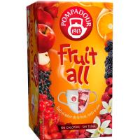 Infusión fruit all POMPADOUR, caja 20 uds