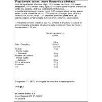 Pizza Ristorante salame mozzarella pesto DR.OETKER, caja 360 g