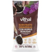 Sustrato para orquídeas con humus Bokashi VITAL GARDEN, saco 2 litros