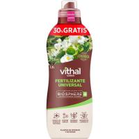 Fertilizante universal Biosphere VITHAL GARDEN, bote 1,3 litros