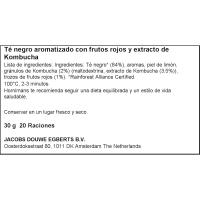 Té negro kombucha con frutos rojos HORNIMANS, caja 20 uds