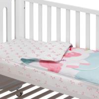 Saco cuna Unicornio bajera ajustable cremallera a ambos lados INTERBABY, 120x60 cm