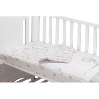 Saco cuna elefante, bajera ajustable cremallera a ambos lados INTERBABY, 120x60 cm