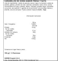 Gominolas de fresas con nata HARIBO, bolsa 150 g