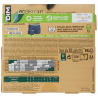 Bóxer hombre algodón orgánico, verde/gris talla XL DIM, pack 2 uds
