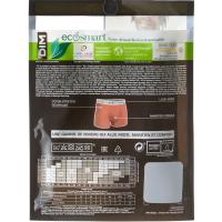 Bóxer hombre algodón elástico, blanco/negro talla L DIM, pack 2 uds