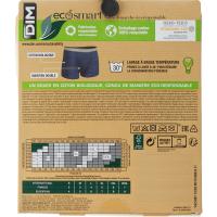 Bóxer de tela hombre algodón orgánico, surtido azul talla XXL DIM, pack 2 uds