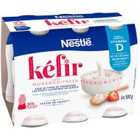 Kéfir sabor fresa NESTLÉ, pack 6x100 g