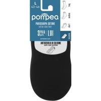 POMPEA gizonezko oin babeslea, lisoa, beltza, 43/46 neurria, 3 pare