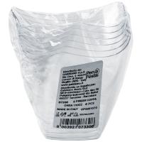 Copa dòrica para aperitivo de plástico transparente reutilizable 120 cc, pack 6 ud