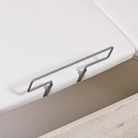 Canapé abatible madera 3D al suelo 180x190doble tapa glaciar PIKOLIN