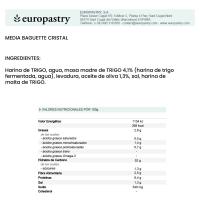 Media baguette cristal EROSKI, 162 g