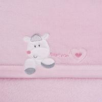 Sábanas de Minicuna, coralina Rosa, corazon amoroso, 3 piezas INTERBABY, 50x80 cm