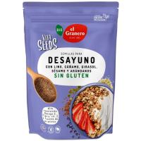 Vitaseeds 5 semillas y arándanos bio EL GRANERO, bolsa 300 g