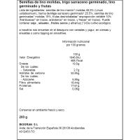 Vitaseeds lino molido con trigo bio EL GRANERO, bolsa 200 g