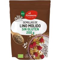 Vitaseeds lino, trigo, almen. y coco bio EL GRANERO, bolsa 200 g