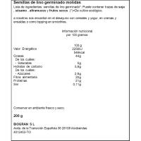 Vitaseeds lino germinado bio EL GRANERO, bolsa 200 g