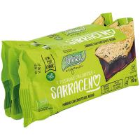 Tostadas de trigo sarraceno, choco negro SANTIVERI, paquete 57 g