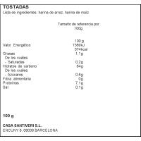 Tostadas sin gluten NOGLUT, caja 100 g