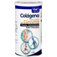 VIVE+ txokolate zaporeko kolagenoa kurkumarekin, lata 200 g