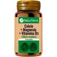 Calcio, magnesio y vitamina d3 NATURTIERRA, bote 45 uds