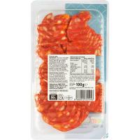 Chorizo extra colocado a mano EROSKI MAESTRO, bandeja 100 g