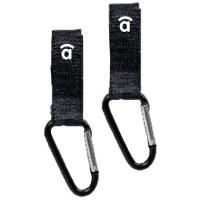 Mosquetón universal con velcro adaptable a silla paseo, cuna etc ASALVO, 2 uds
