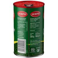 Aceituna sabor manzanilla verde con hueso SERPIS, lata 160 g