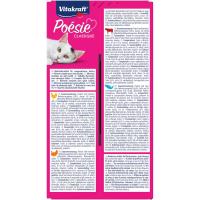 Sobres de ave con gelatina para gato POESIE, pack 12x85 g