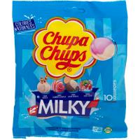 Caramelo con palo milky CHUPA CHUPS, bolsa 120 g
