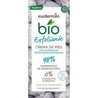 Crema de pies exfoliante EUDERMIN BIO, tubo 75 ml