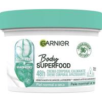 Crema corporal de aloe vera y magnesio GARNIER, tarro 380 g