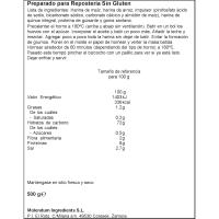Preparado para repostería NATUR DACSA, paquete 500 g