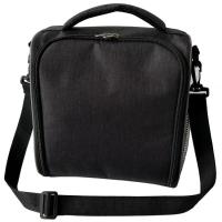 Bolso nevera Lunch portalimentos gris oscuro de 10 litros, 24x14x24 cm