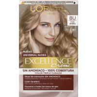 Coloración 8U rubio claro univversal EXCELLENCE CREME, caja 1 ud