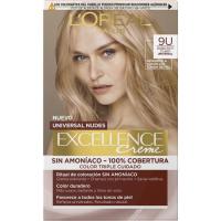 Coloración 9U rubio muy claro EXCELLENCE CREME, caja 1 ud