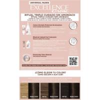 Coloración 3U castaño oscuro EXCELLENCE CREME, caja 1 ud