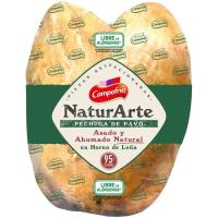 Pechuga de pavo ahumada CAMPOFRÍO, al corte, compra mínima 100 g