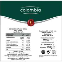 Café Colombia compatible Dolce Gusto FORTALEZA, caja 24 uds