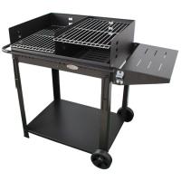 Barbacoa Santillana de carbón, doble parrilla IMOR, 94,5x73,5-120x54 cm 