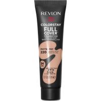 Maquillaje líquido full cover matt 220 nat REVLON, tubo 30 ml